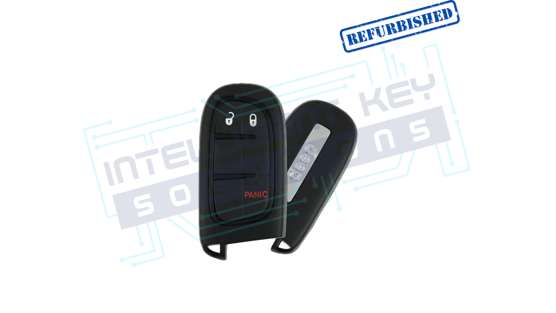 2014-2023 Jeep Cherokee 3btn Smart Key (GQ4-54T) OEM REFURBISHED w/LOGO