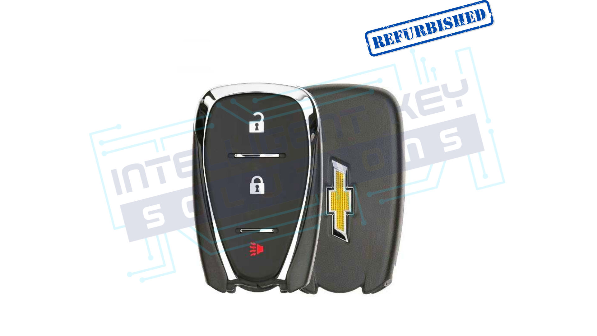 2022-2023 Chevrolet 3Btn Smart Key (13522889 / HYQ4AS) OEM REFURBISHED w/LOGO
