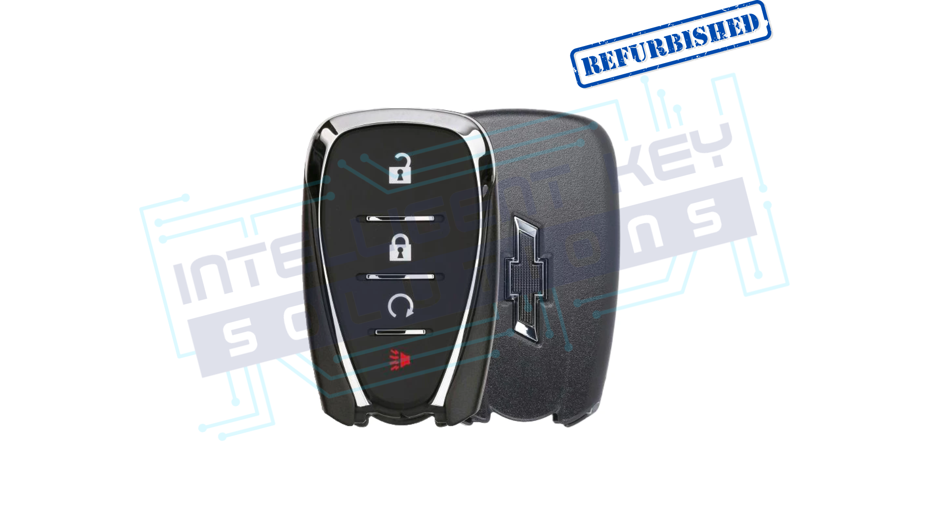2022-2023 Chevrolet Bolt 4 Btn Smart Key (13535665 / HYQ4ES) OEM REFURBISHED w/LOGO