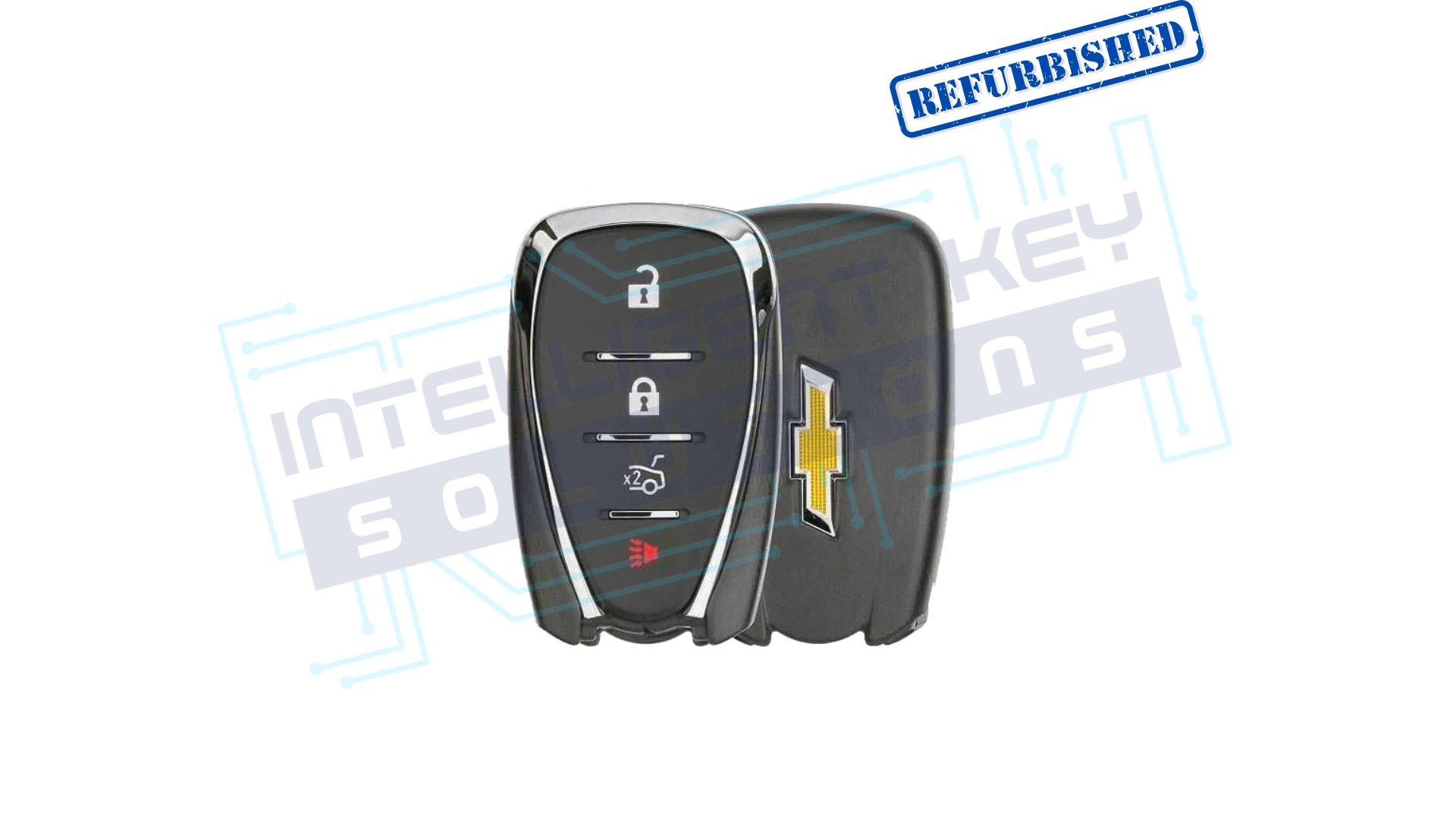 2016-2020 Chevrolet  4Btn Cruze/Sonic Smart Key (HYQ4AA) OEM REFURBISHED w/LOGO