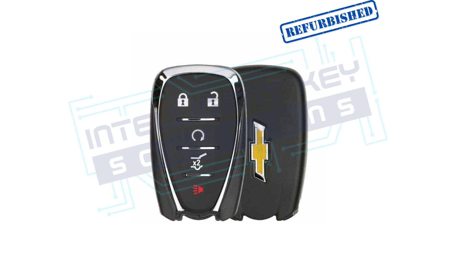 2018-2021 Chevrolet Equinox 5 Btn Smart Key (13584498 / HYQ4AA) OEM REFURBISHED w/LOGO