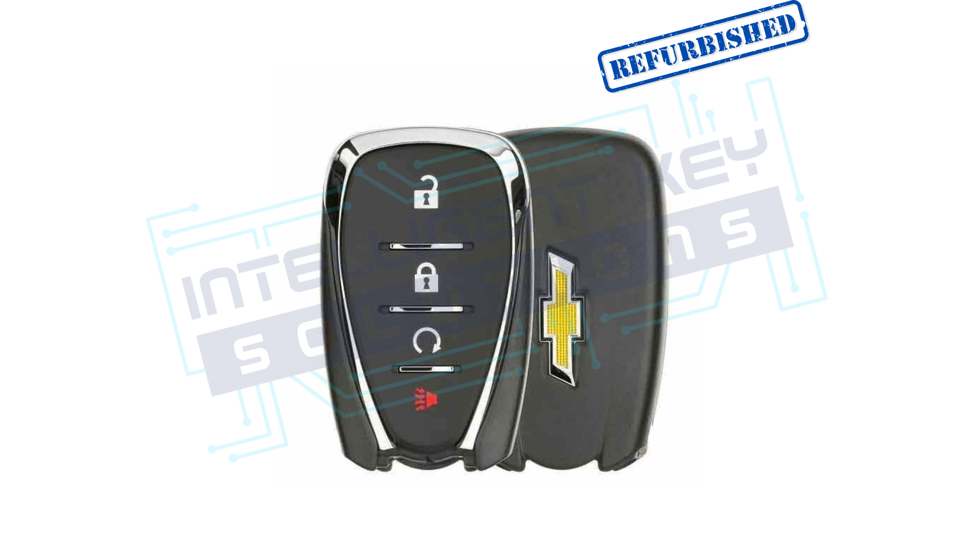 2016-2021 Chevrolet 4Btn Smart Key (HYQ4AA) OEM REFURBISHED w/LOGO