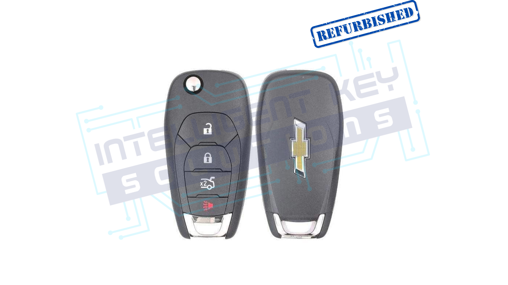 2016-2019 Chevrolet Cruze 4 Btn Flip Key OEM REFURBISHED w/Logo