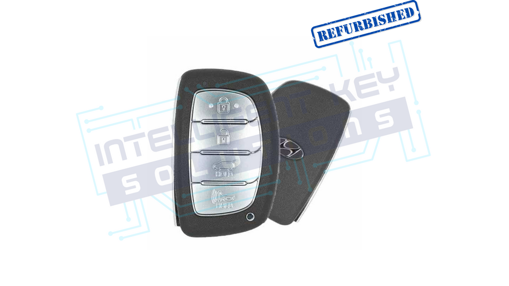 2018-2019 Hyundai Ioniq Hybrid 4-Button Smart Key (95440-G2010 / TQ8-FOB-4F11) OEM Refurbished w/ Logo