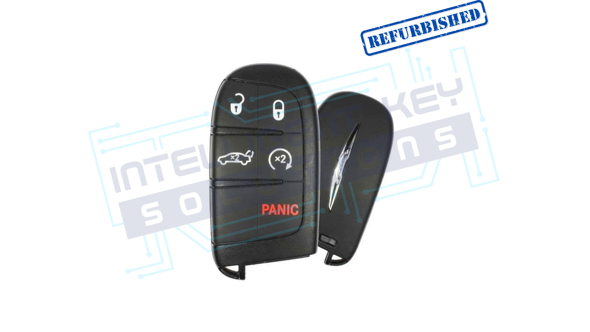 2019-2023 Chrysler 300 5Btn Smart Key (M3M-40821302) OEM REFURBISHED w/LOGO