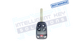 2011-2013 Honda Odyssey 5 Btn Remote Head Key OEM REFURBISHED w/LOGO