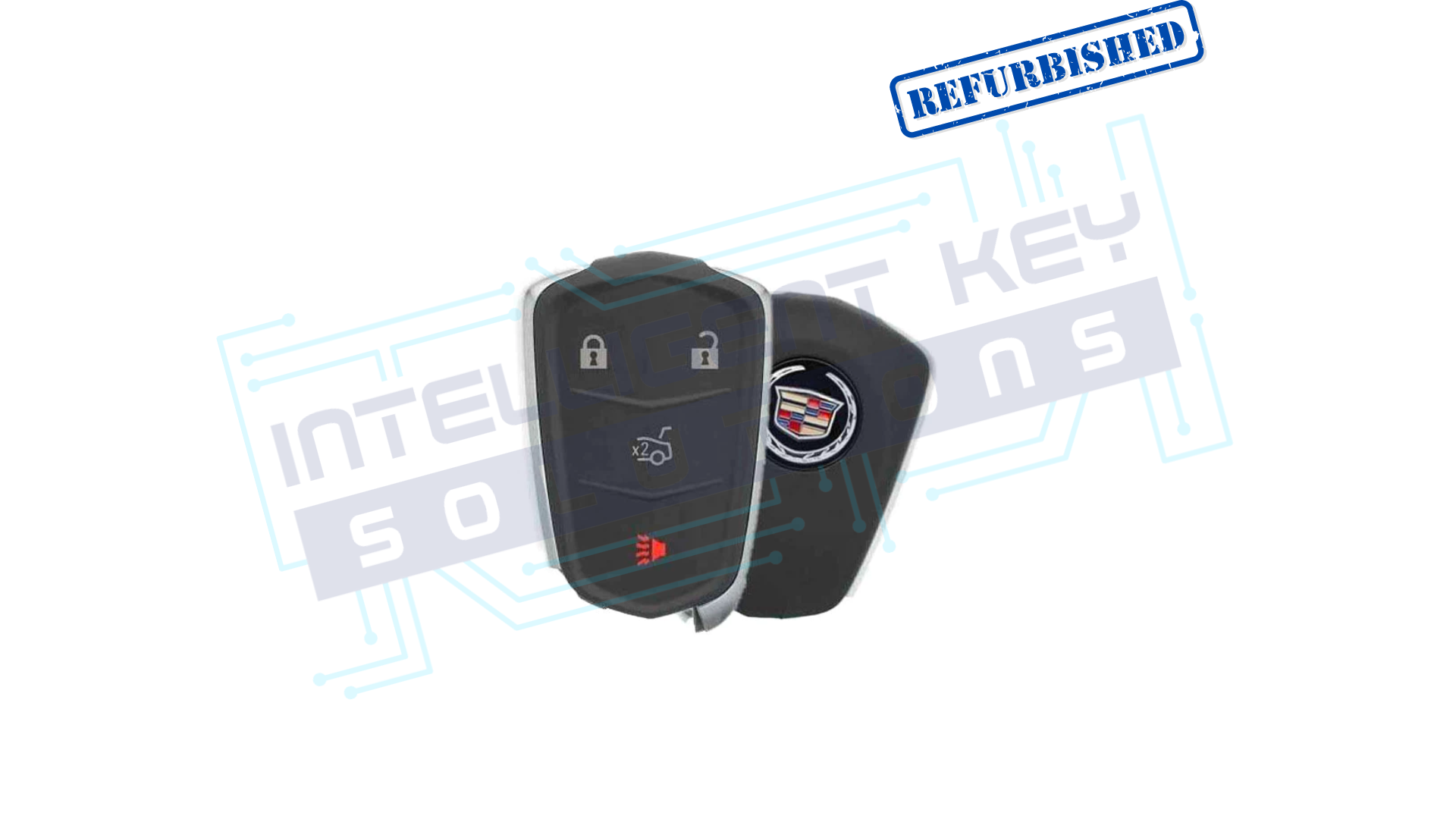 2015-2019 Cadillac ATS/XTS 4 Btn Smart Key OEM REFURBISHED w/LOGO