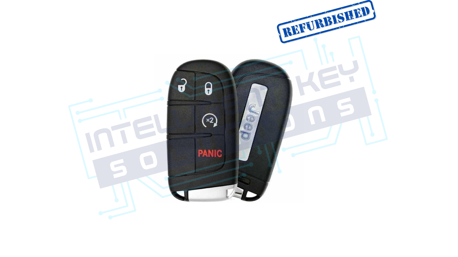 2015-2022 Jeep Renegade 4 Btn Smart Key (M3N-40821302) OEM REFURBISHED w/LOGO