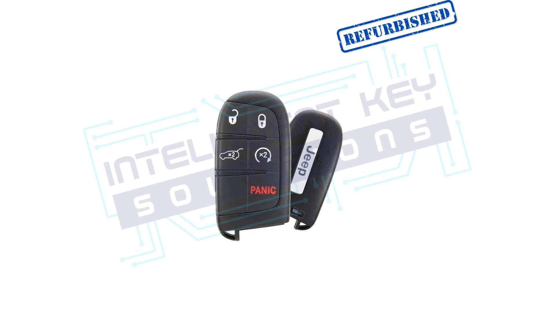 2014-2022 Jeep 5btn Smart Key (M3N-40821302) OEM REFURBISHED w/LOGO