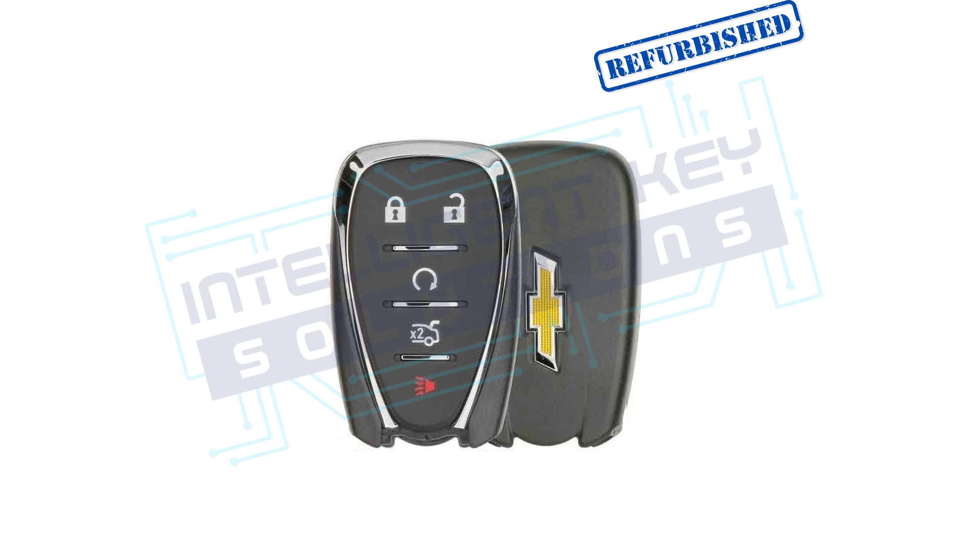 2016-2020 Chevrolet Cruze/Sonic 5 Btn Smart Key (315 Mhz/ HYQ4AA) OEM REFURBISHED w/LOGO