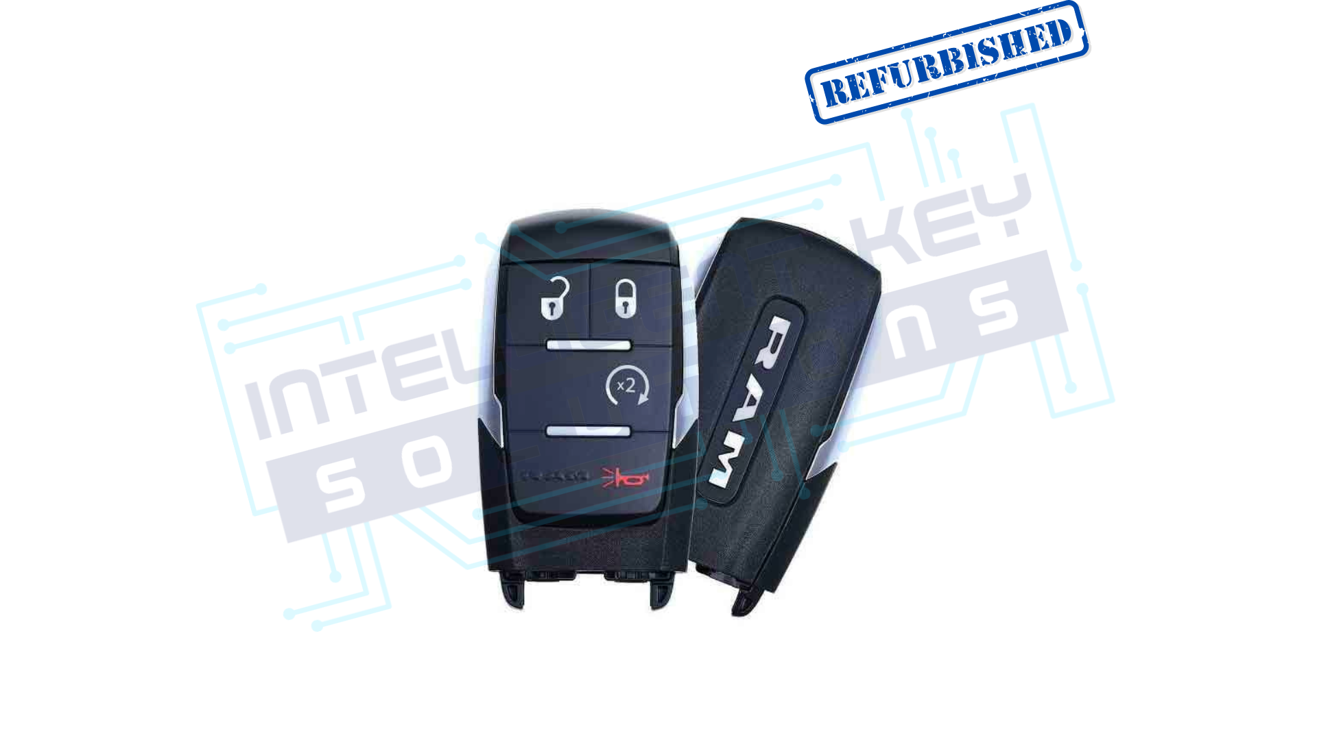 2019-2024 Dodge Ram 2500/3500 4Btn Smart Key (GQ4-76T) OEM REFURBISHED w/LOGO