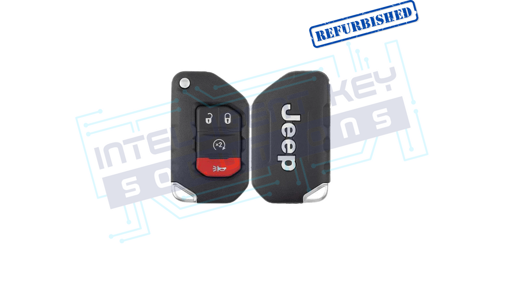 2018-2025 Jeep 4 Btn Flip Key (OHT1130261) OEM REFURBISHED w/LOGO