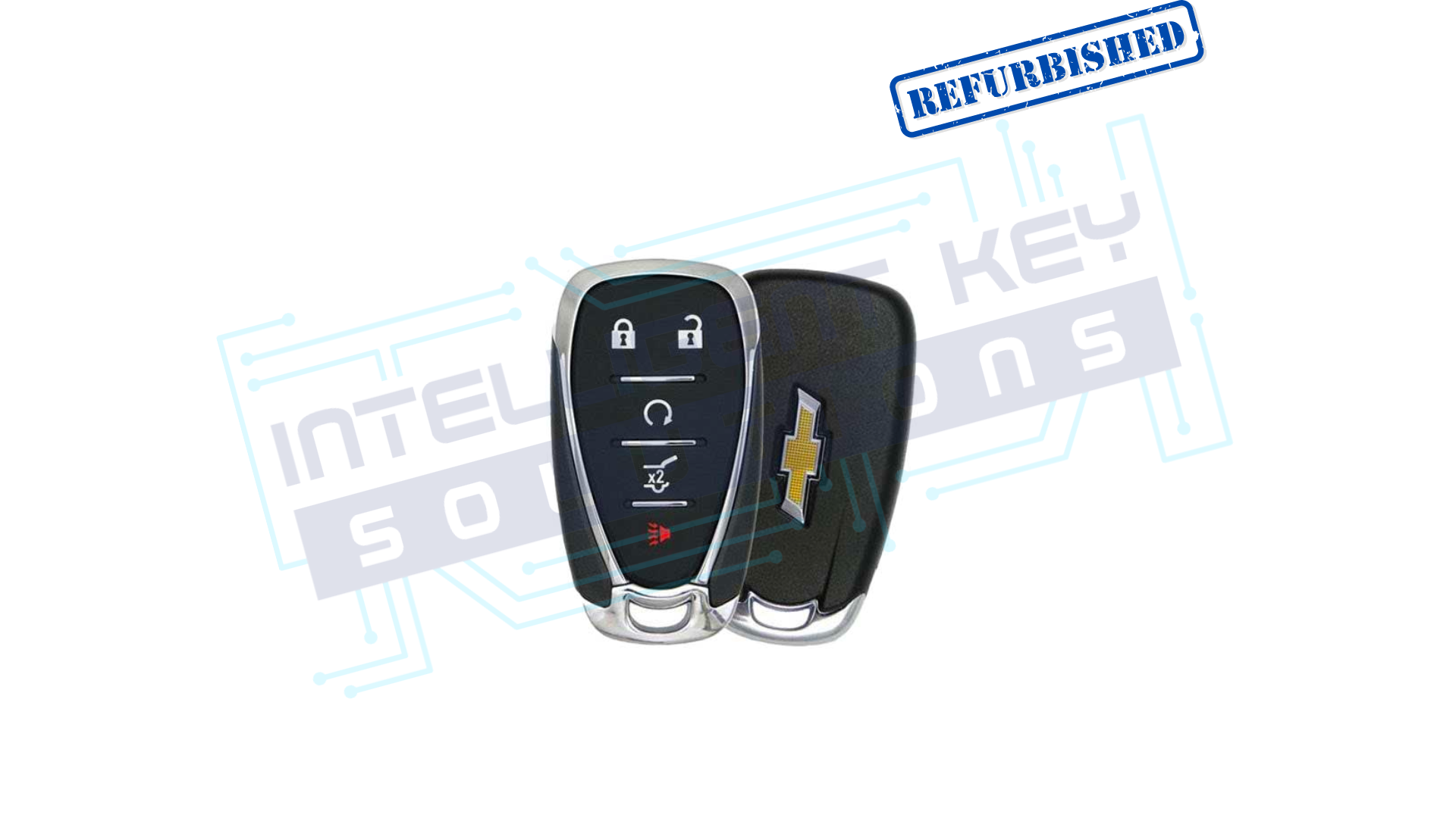2021-2024 Chevrolet 5Btn Smart Key (13530713 / HYQ4ES) OEM REFURBISHED w/LOGO