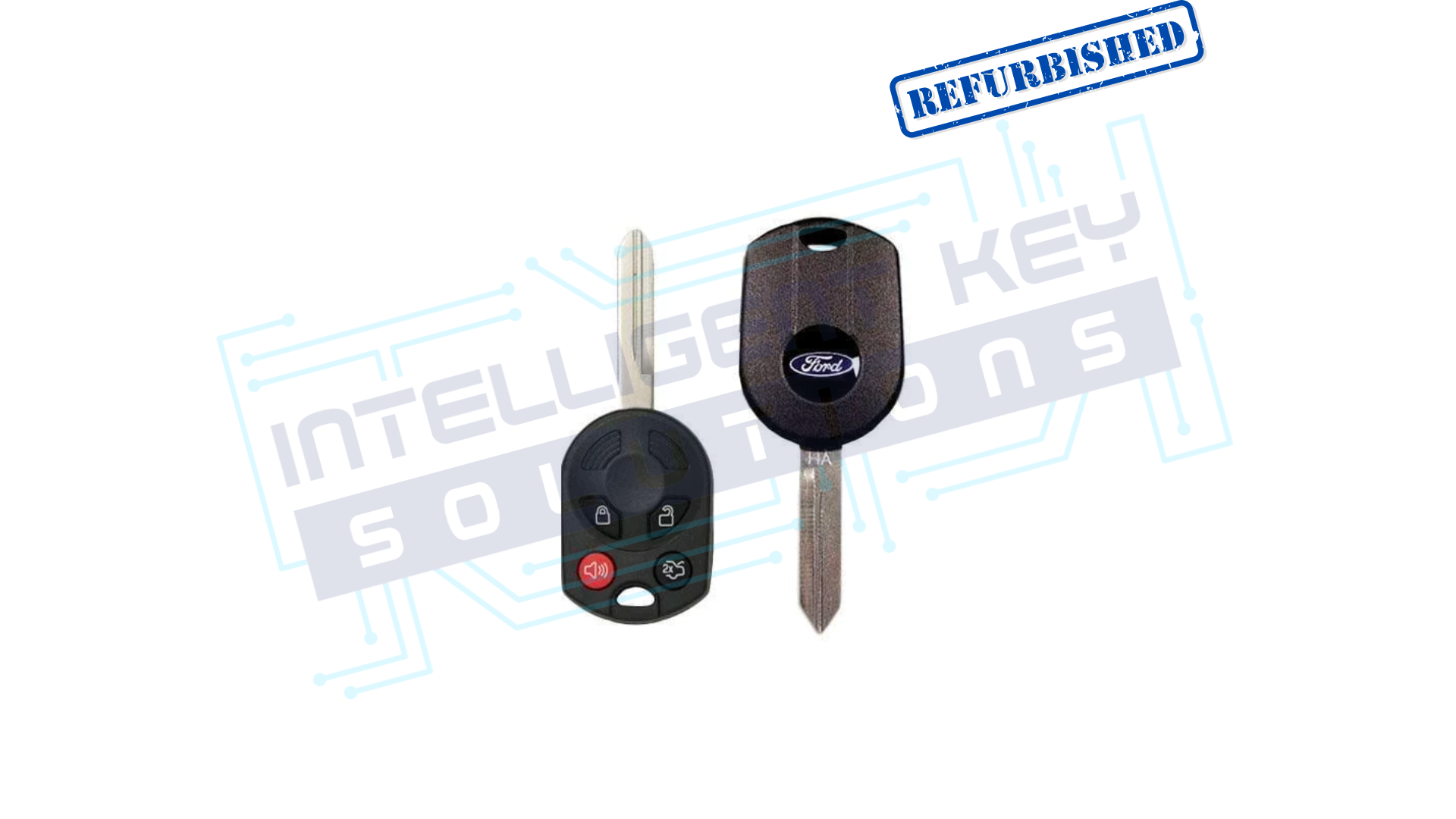 2006-2012 Ford 4Btn Remote Head Key ( 164-R7040) OEM REFURBISHED w/LOGO