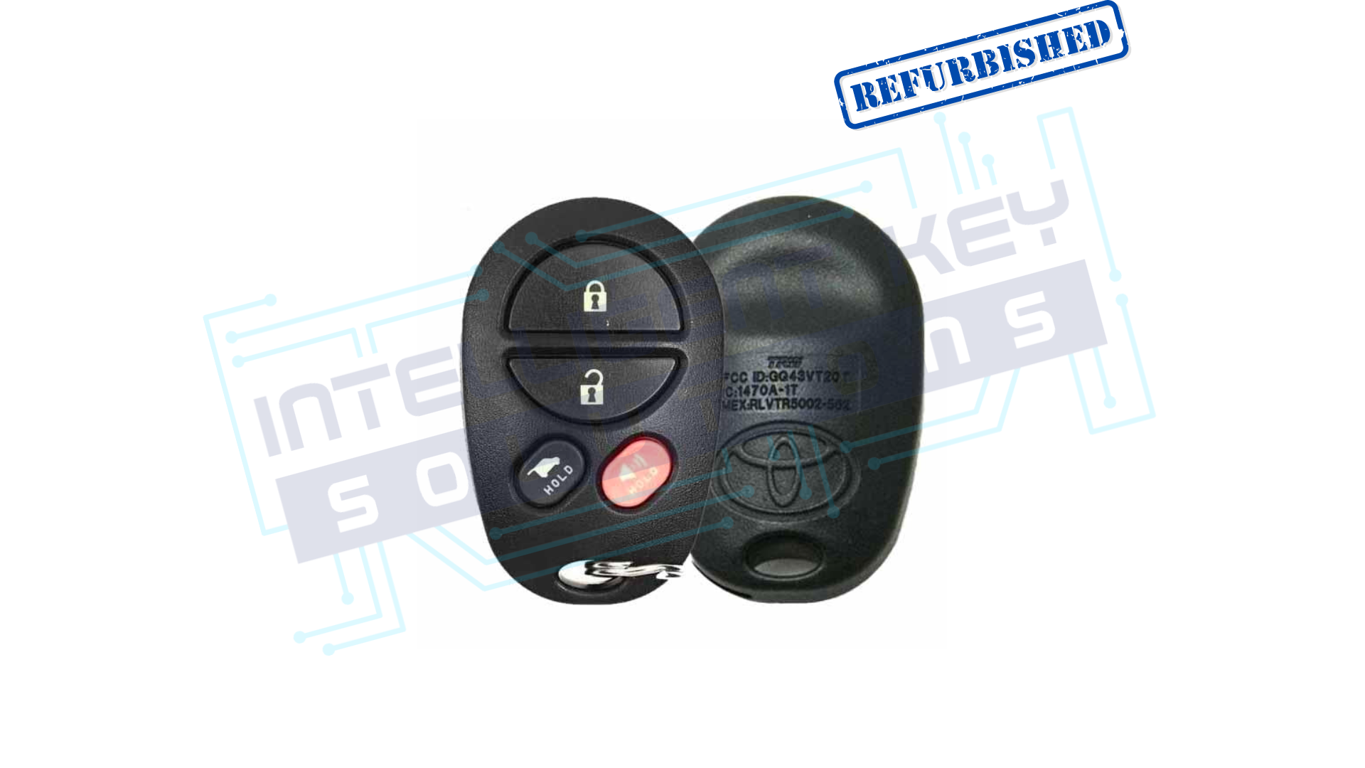 2008-2018 Toyota Sequoia 4 Btn Remote OEM REFURBISHED