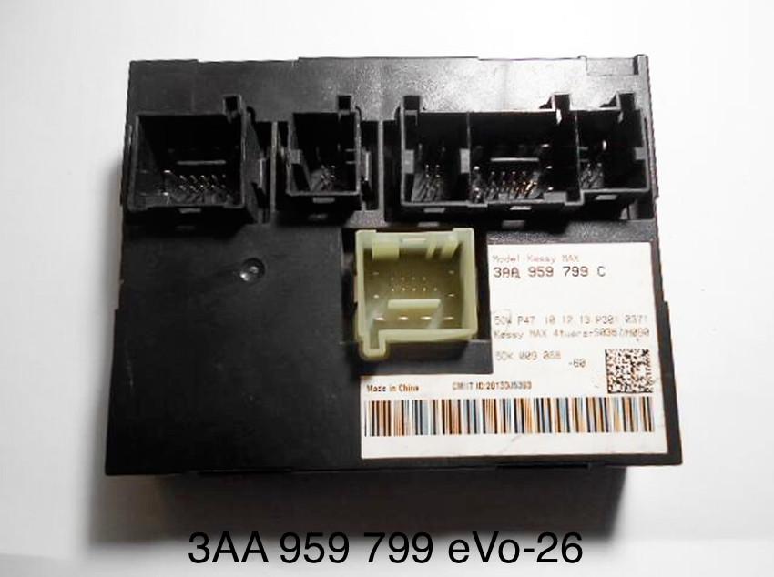 EVO 26 VW CC Comfort Module (with white plug only)