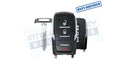 2019-2024 Dodge Ram 1500 3 Btn Smart Key with Silver Trim (OHT-4882056) OEM REFURBISHED w/LOGO