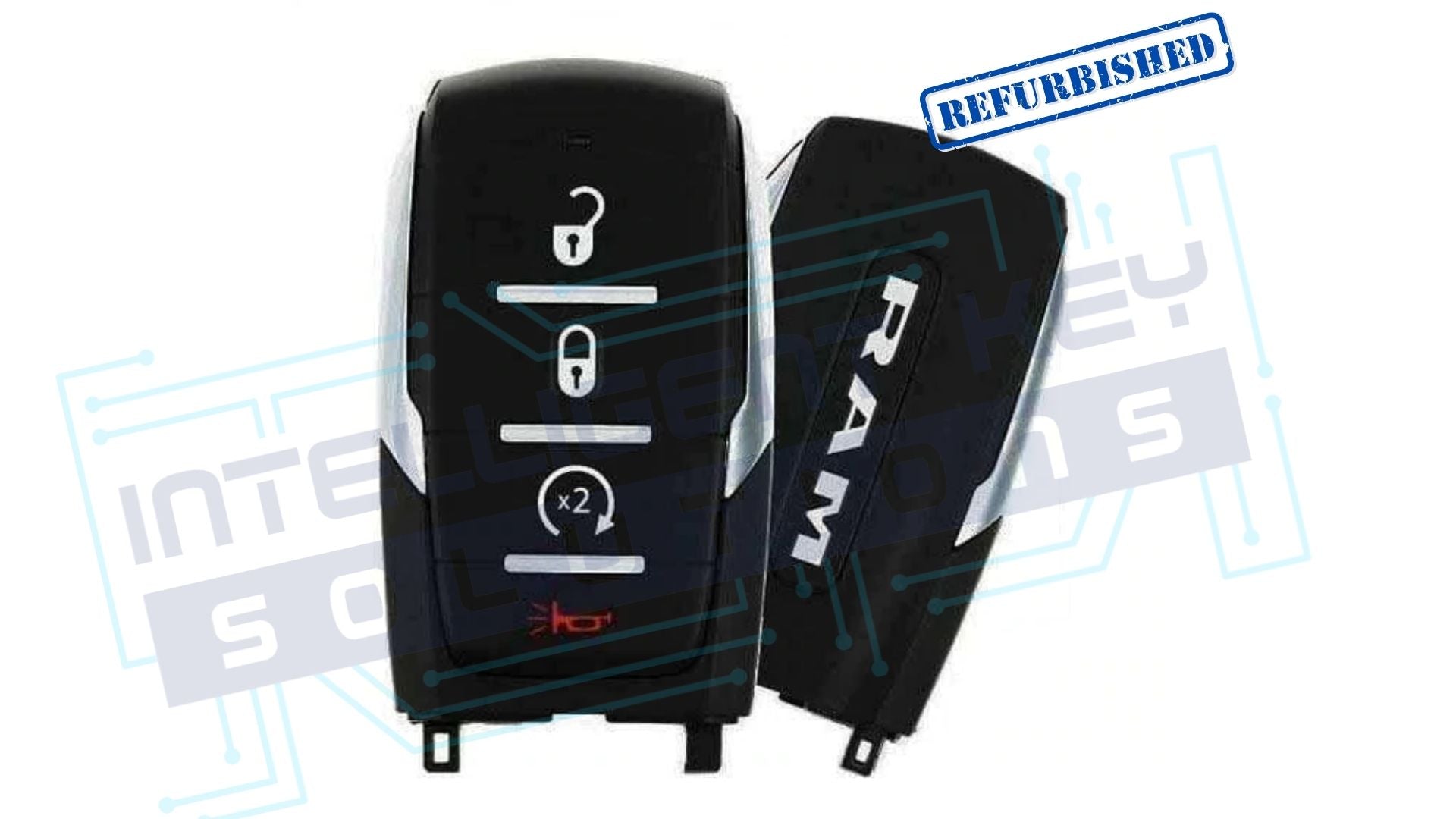 2019-2024 Dodge Ram 1500 4Btn Smart Key (OHT-4882056) OEM Refurbished with Logo