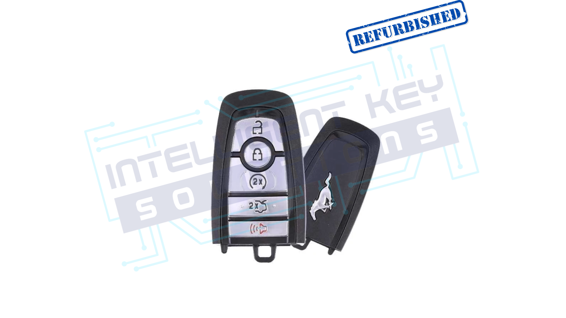 2022 Ford Mustang 5 Btn Smart Key OEM REFURBISHED w/LOGO