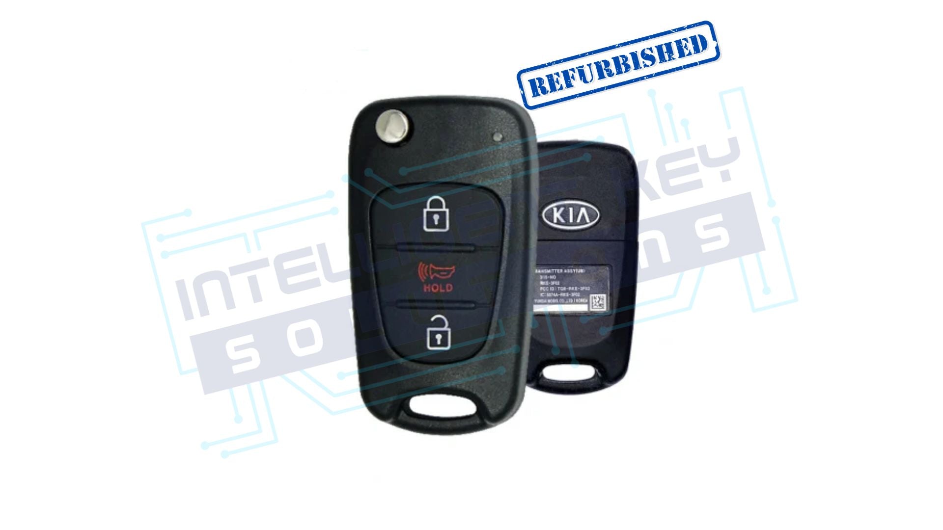 2012-2013 Kia Soul 3Btn Flip Key (95430-2K250 / NYOSEKSAM11ATX ) OEM Refurbished