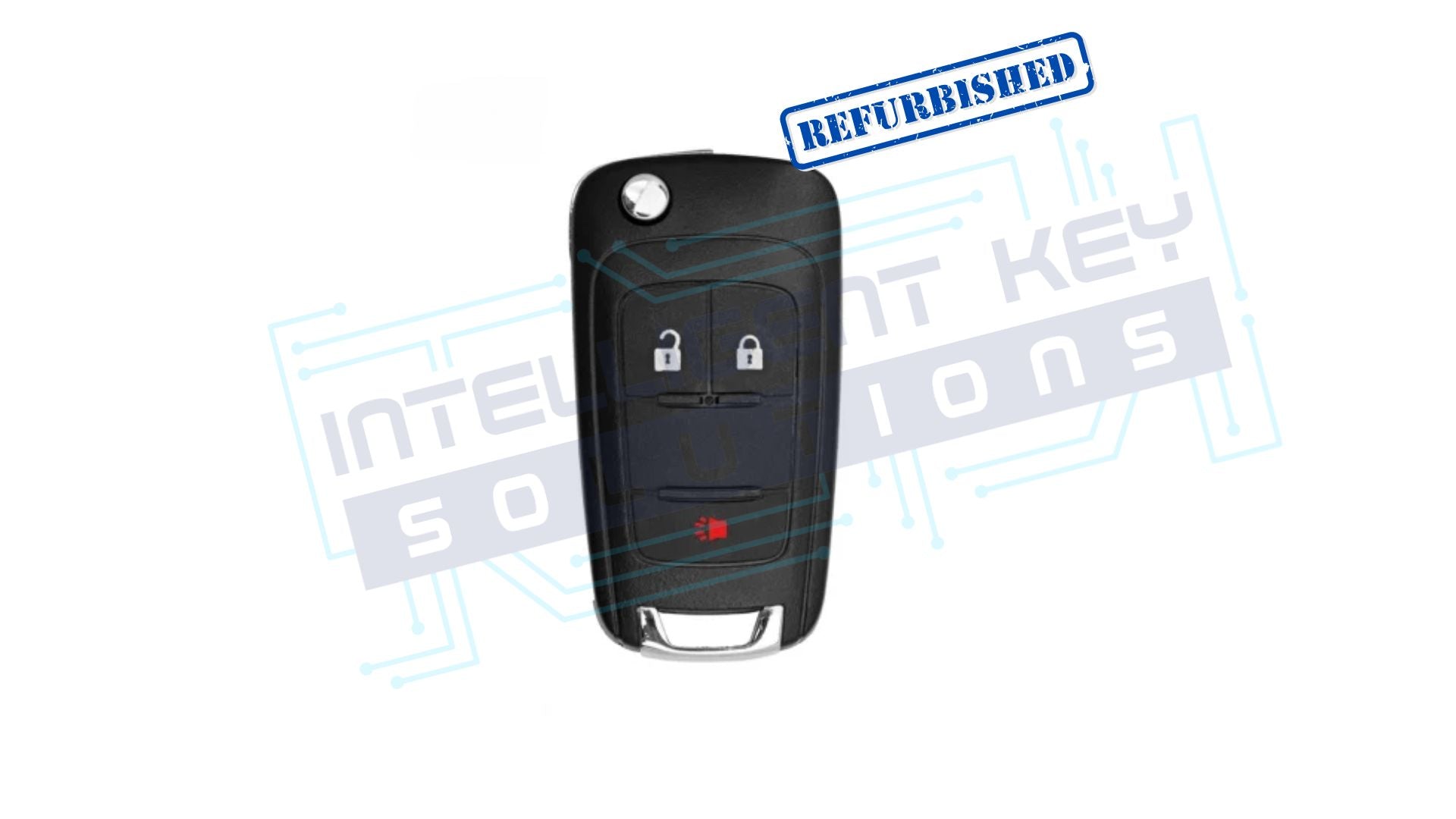 2010-2018 GM 3Btn Flip Key (OHT01060512 NON PROX) OEM REFURBISHED NO LOGO