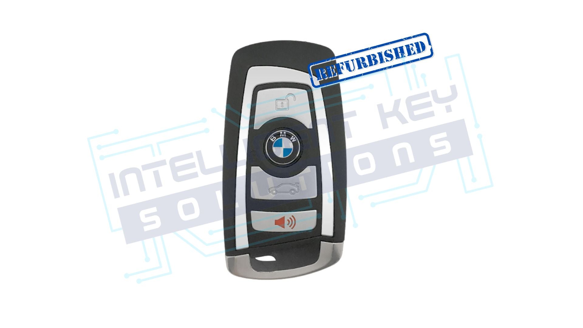 2009-2014 BMW 4Btn Smart key (9266846-02/YGOHUF5662/silver trim/315MHZ) OEM REFURBISHED