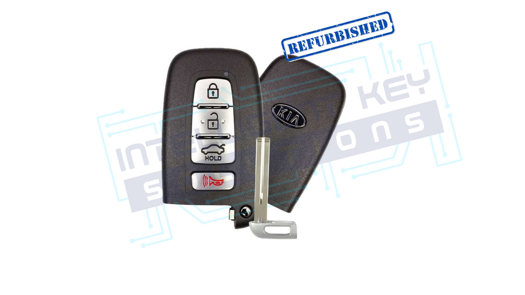 2010-2014 Kia Borrego / Forte / Optima / Rio / Sorento 4-Button Smart Key (95440-2T100 / SY5HMFNA04) OEM Refurbished w/ Logo