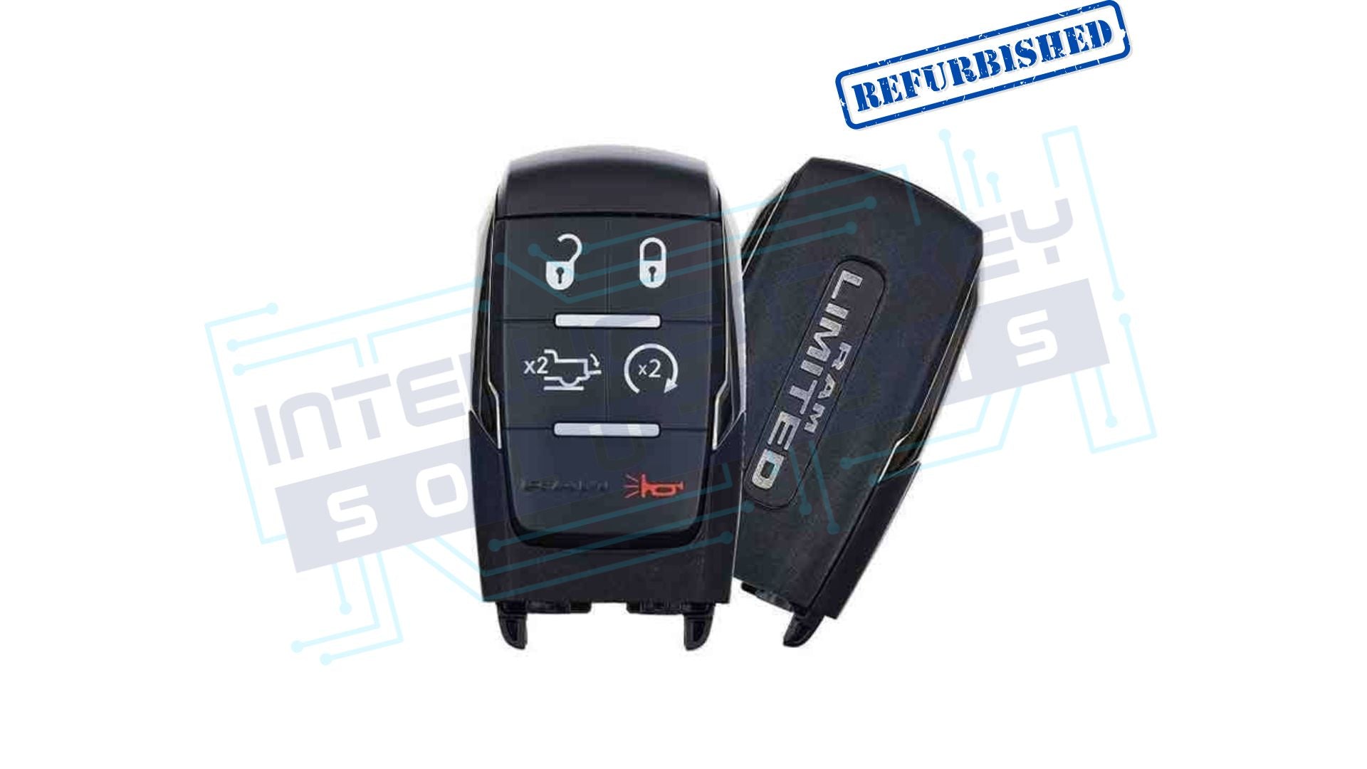 2019-2024 Dodge Ram 2500/3500 Limited 5btn Smart Key (GQ4-76T) OEM REFURBISHED w/LOGO