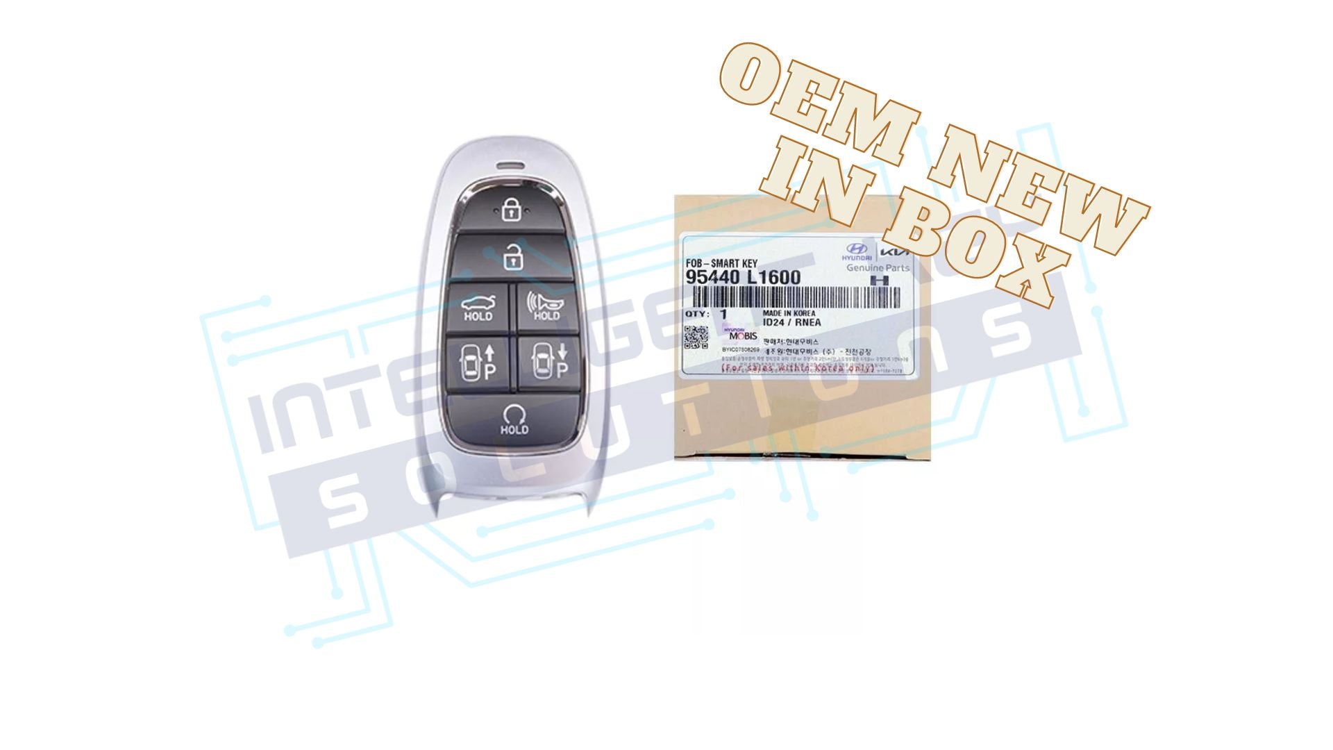 2023 Hyundai 7Btn Smart Key (TQ8-FO8-4F28 / 95440-L1600) OEM NEW IN THE BOX