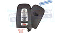 Kia 2010-2014 4-Button Smart Key w/ Trunk (SY4HMFNA04)—OEM REFURB w/ LOGO