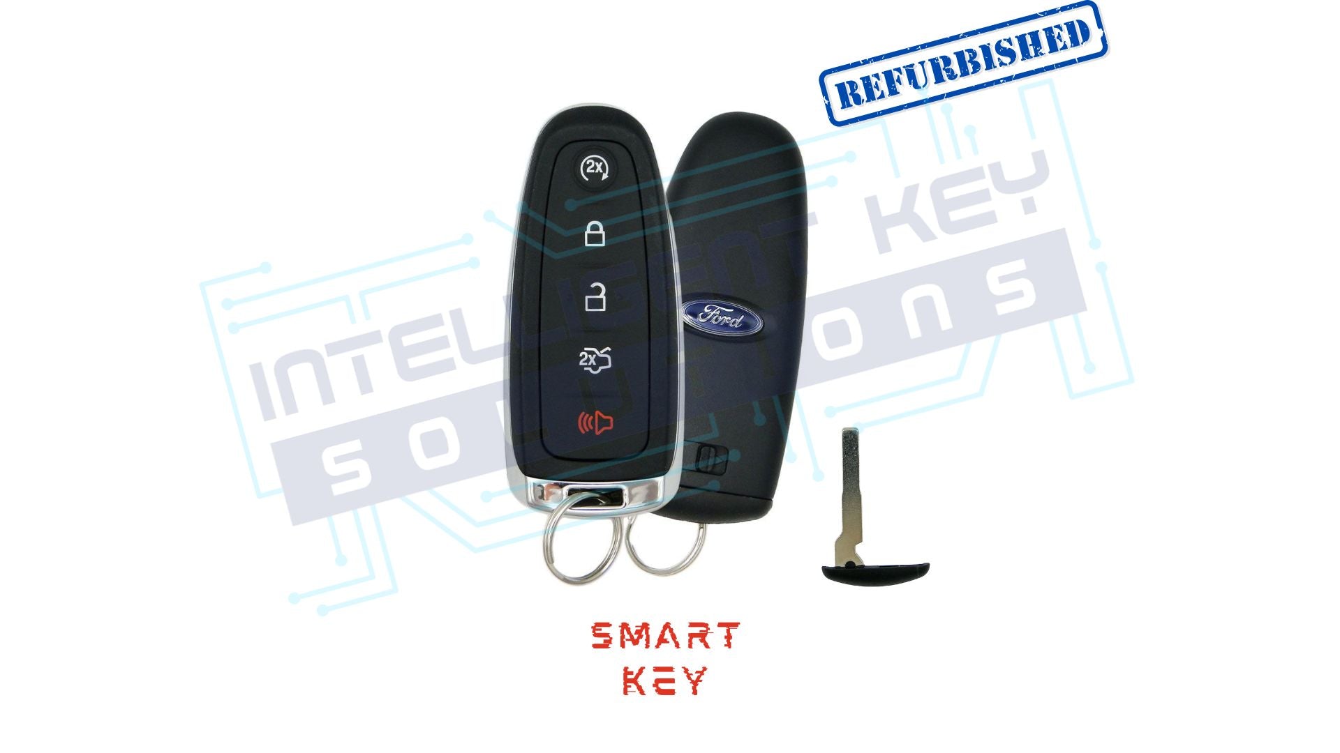 2013-2020 Ford- 5-Button Smart Key(R7995) OEM REFURBISHED w/LOGO