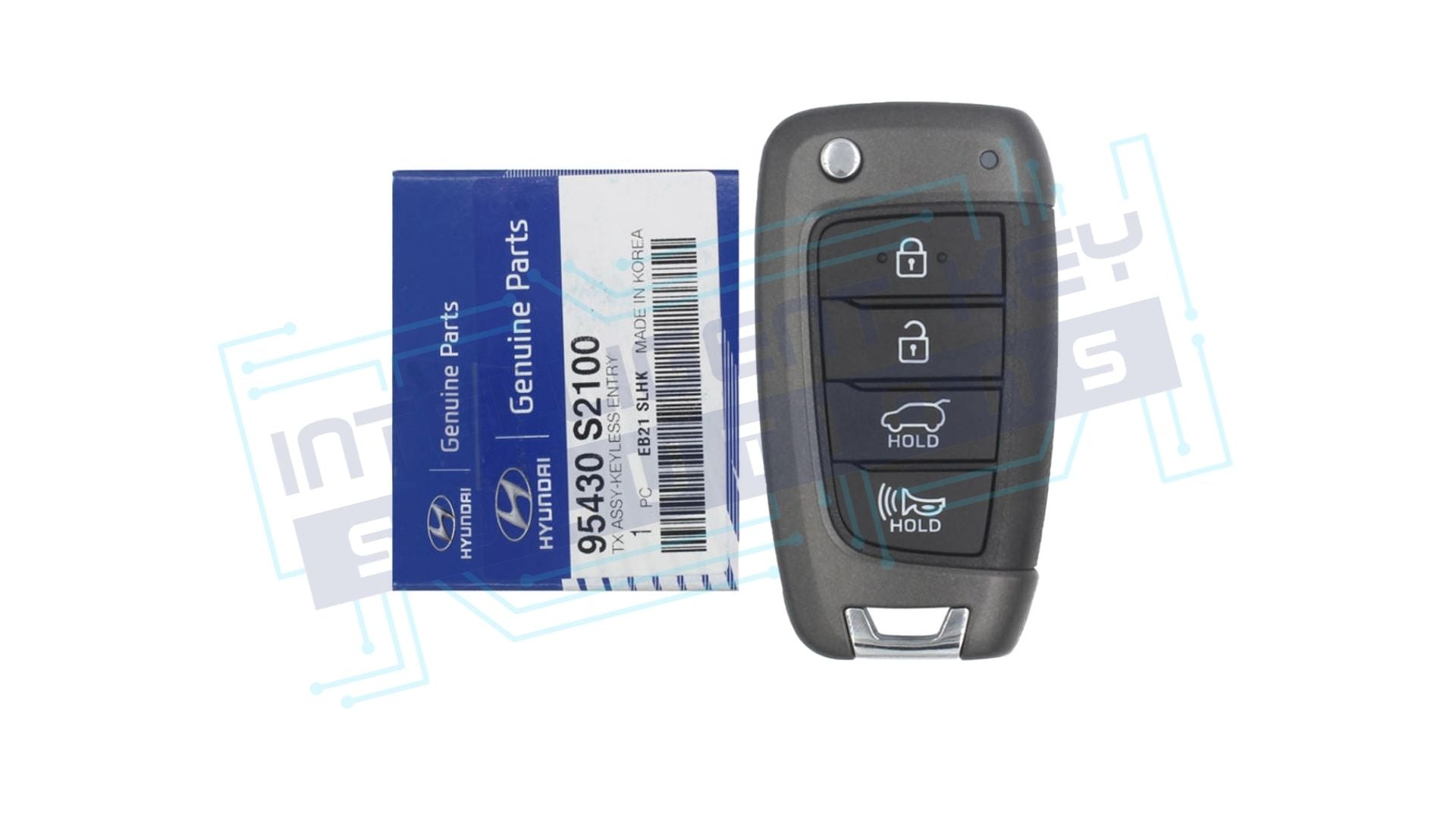 2019-2020 Hyundai 4Btn Flip Key (95430-S2100 / TQ8-RKE-4F39) OEM NEW IN BOX