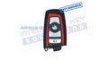 2013-2018 BMW 4Btn Smart key (8723608\YGOHUF5767/RED trim/434MHZ) OEM REFURBISHED