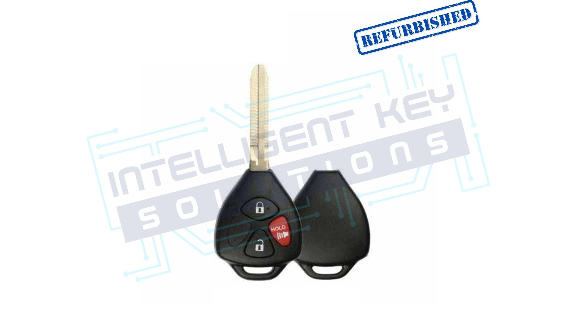 2006-2010 Toyota Rav4 3Btn Remote head Key (HYQ12BBY/ 4D-67) Oem Refurbished  NO LOGO