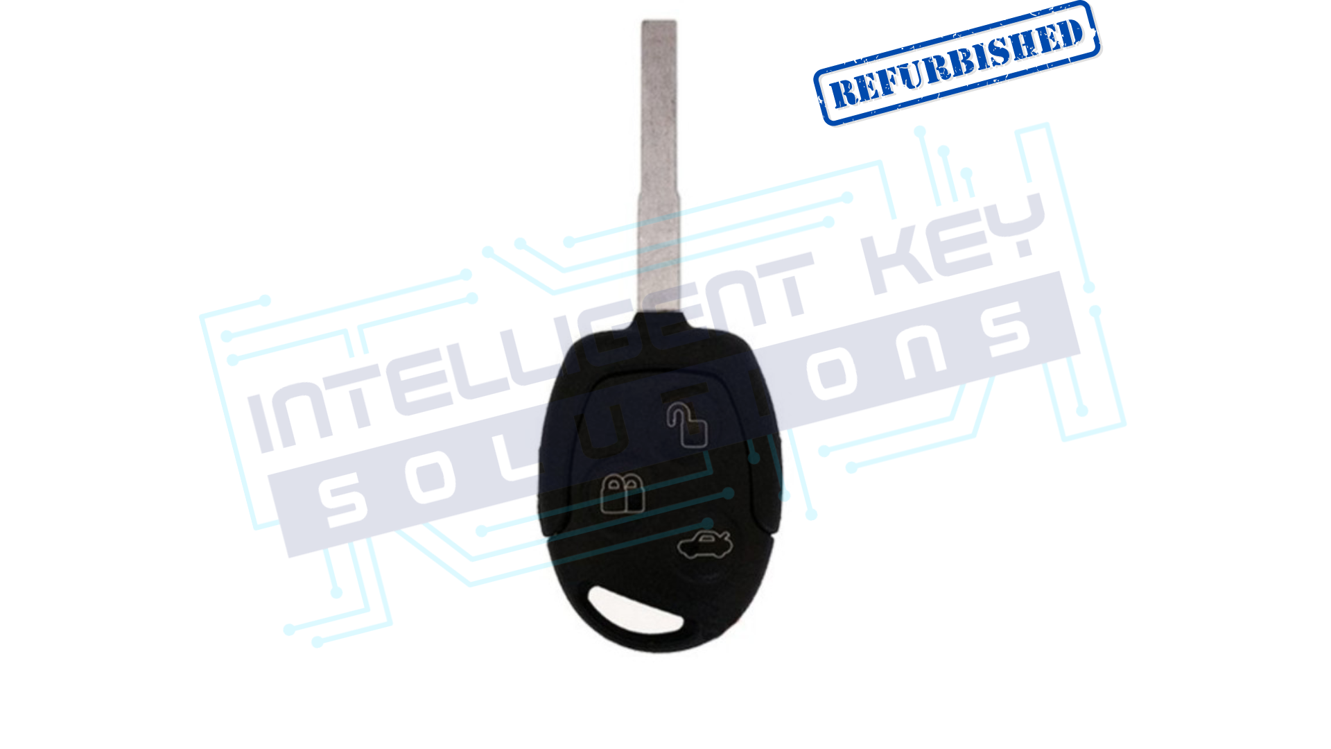 2010-2014 Ford 3Btn Remote Head Key (4S6T-15K601-CA / KR55WK47899 / R8042) OEM REFURBISHED w/LOGO