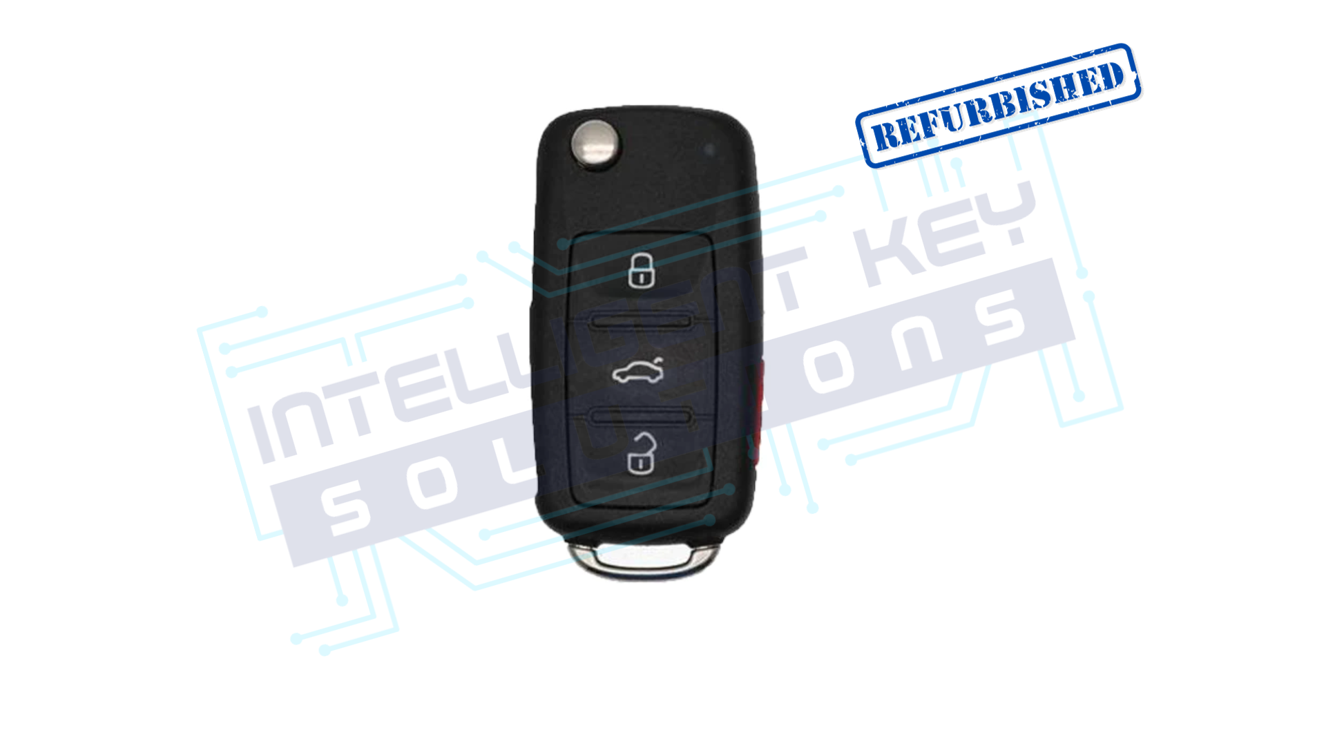 2004-2010 Volkswagen 4BTN Flip Key (KR55WK45032 / Prox) OEM Refurbished  W/Logo