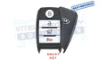 2020 Kia 4btn Smart Key (TQ8-FOB-4F08 95440-D9500) OEM Refurbished