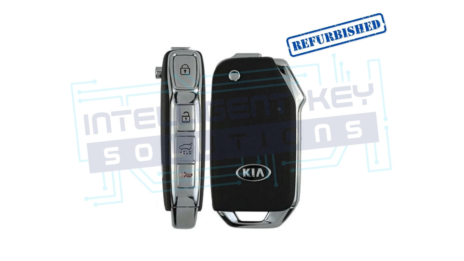 2020-2022 Kia Soul 4Btn Flip Key (95430-K0000) OEM REFURBISHED w/LOGO