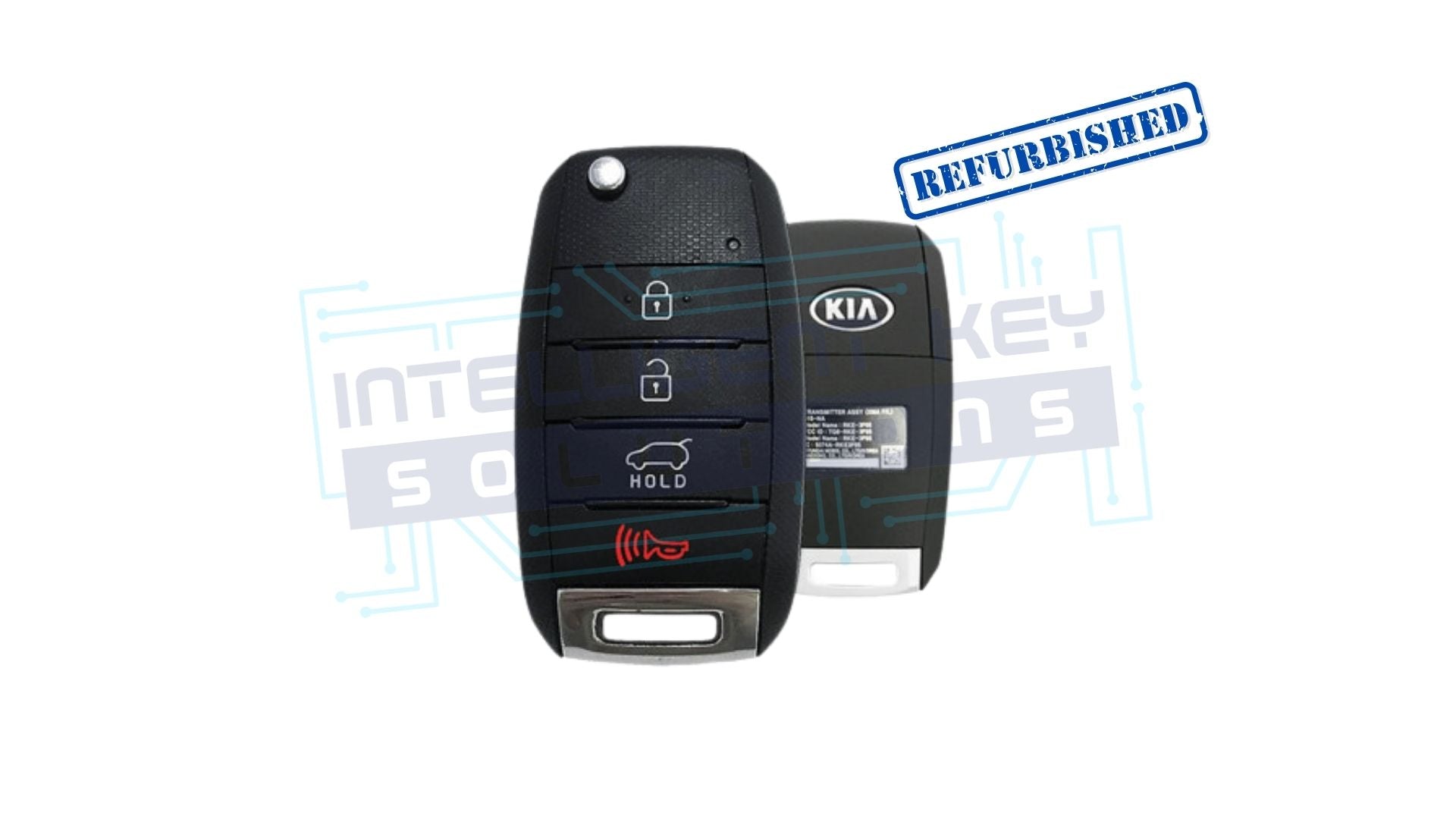 2014-2015 Kia Sorento 4-Btn Flip Key w/ Hatch OEM REFURB w/ LOGO (95430-1U500)