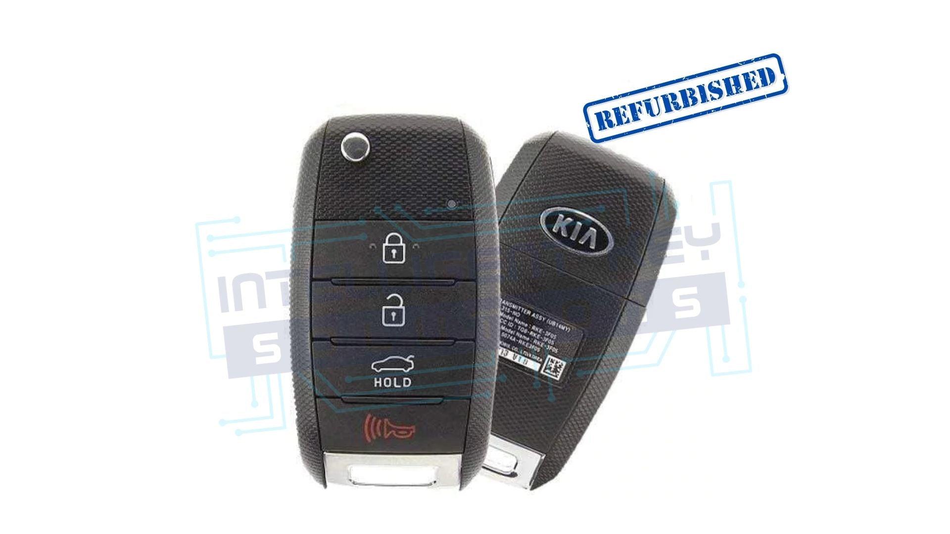 2014-2017 Kia Rio 4Btn Flip Key OEM REFURB w/ LOGO