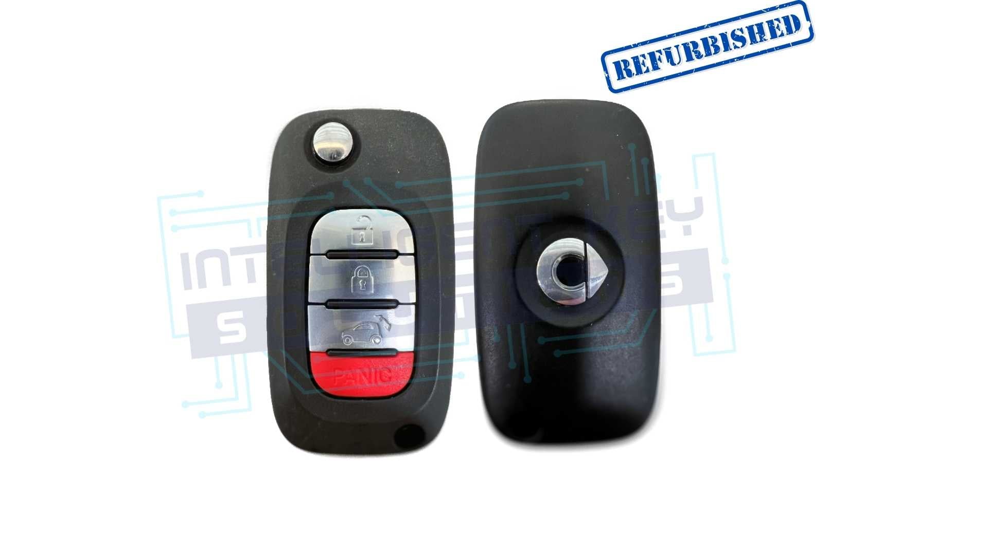 2015-2017 - SMART Fortwo/Forfour (W453) - 4-Button Flip Key - VA2 - CWTWB1G767 - 434 MHz- OEM REFURB WITH LOGO