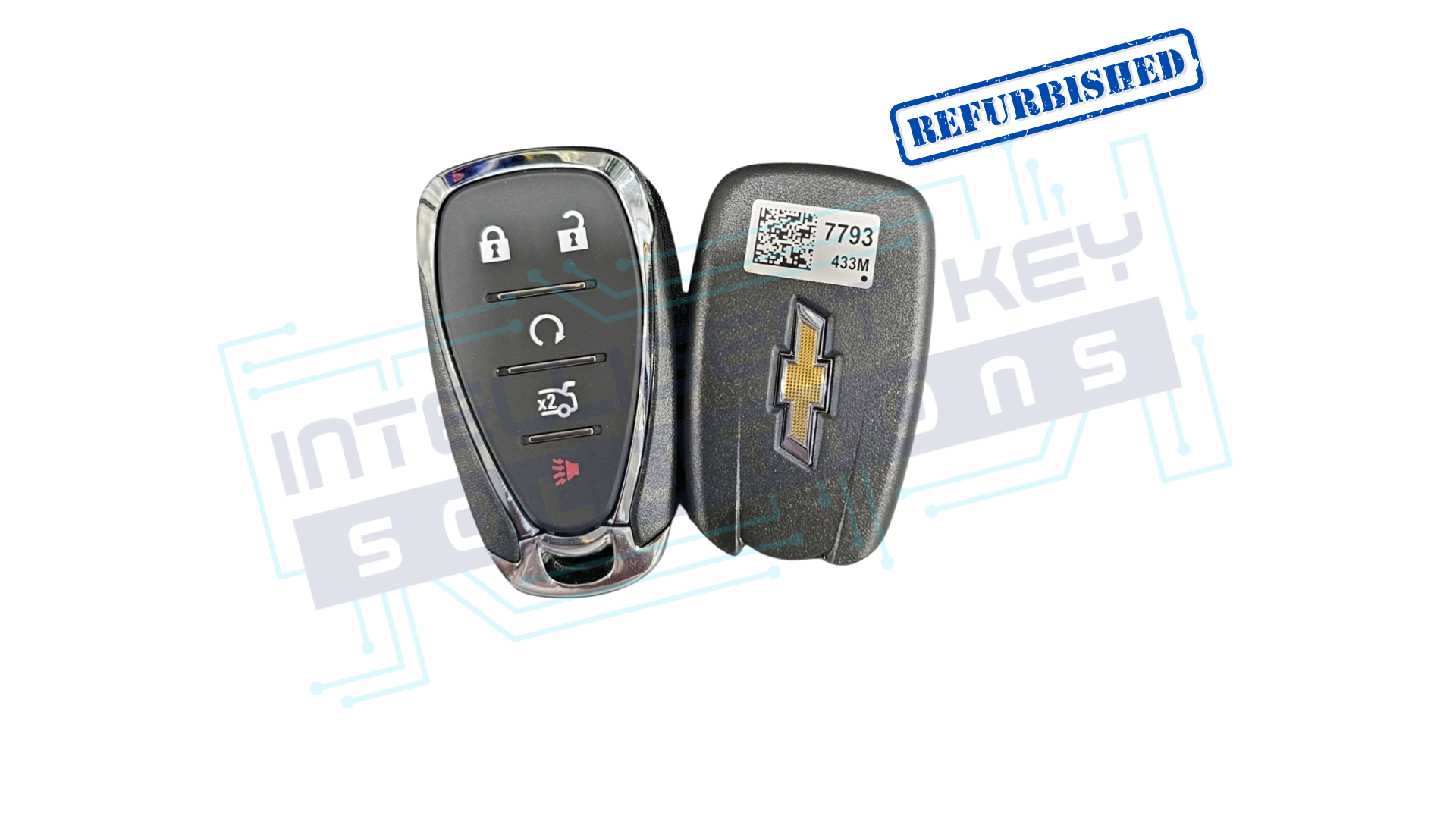 2024-2025 Chevrolet Camaro/Malibu 5 Btn Smart Key (HYQ4ES/13547793) OEM REFURBISHED w/LOGO "MINT CONDITION