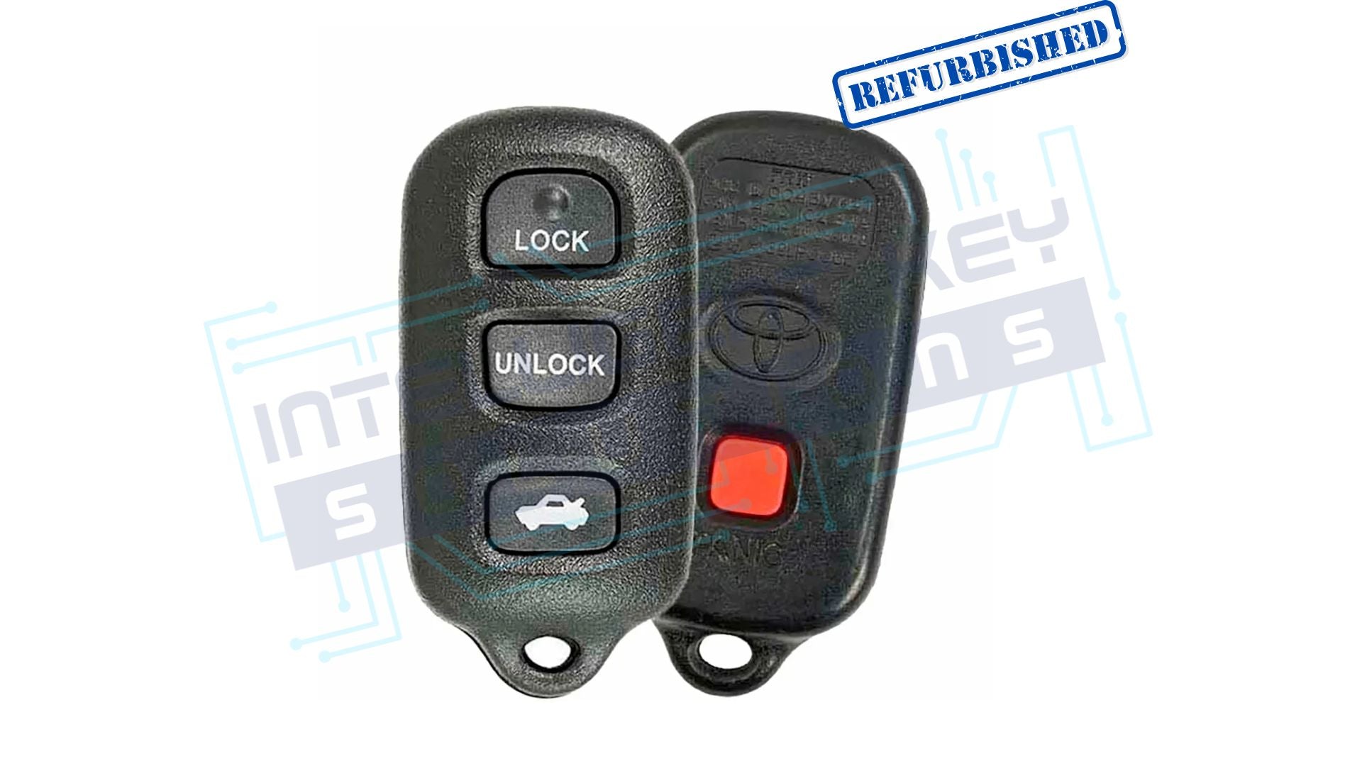 2002-2006 Toyota 4-Button Remote OEM Refurbished (GQ43VT14T)
