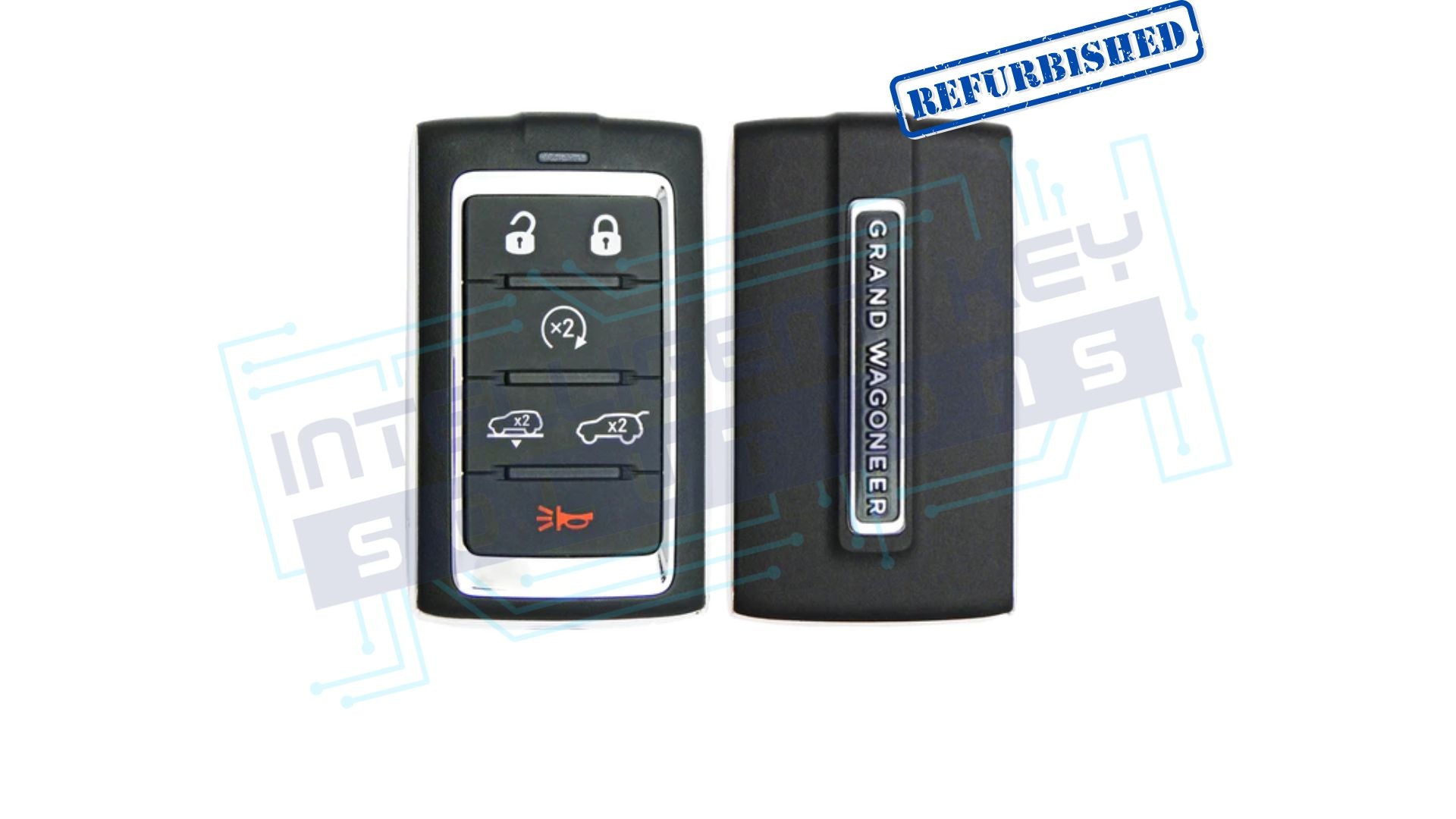 2022-2023 Jeep Grand Wagoneer 6btn Smart Key (68516738AA / M3NWXFOB1) OEM Refurbished w/logo