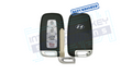 2011-2013 Hyundai 4Btn Smart key W/Trunk (95440-3X200 / SY5HMFNA04) OEM Refurbished W/LOGO