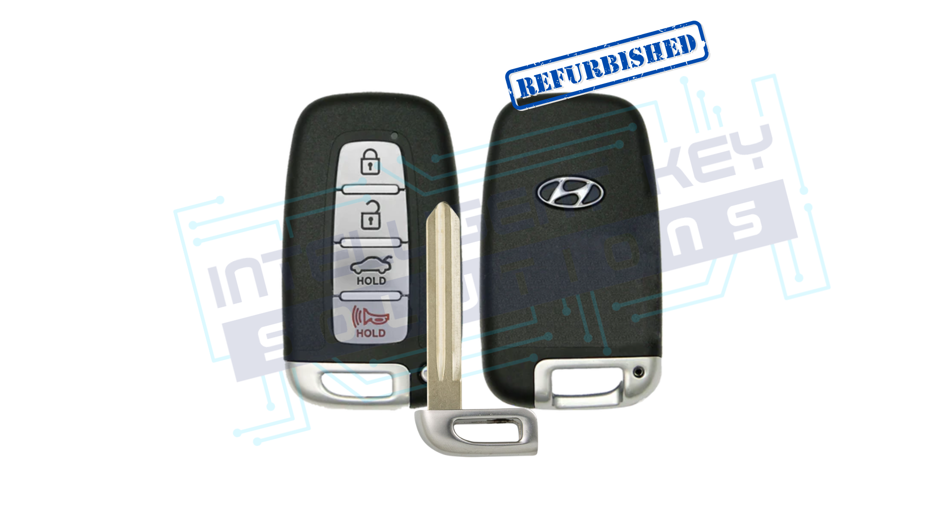 2011-2013 Hyundai 4Btn Smart key W/Trunk (95440-3X200 / SY5HMFNA04) OEM Refurbished W/LOGO