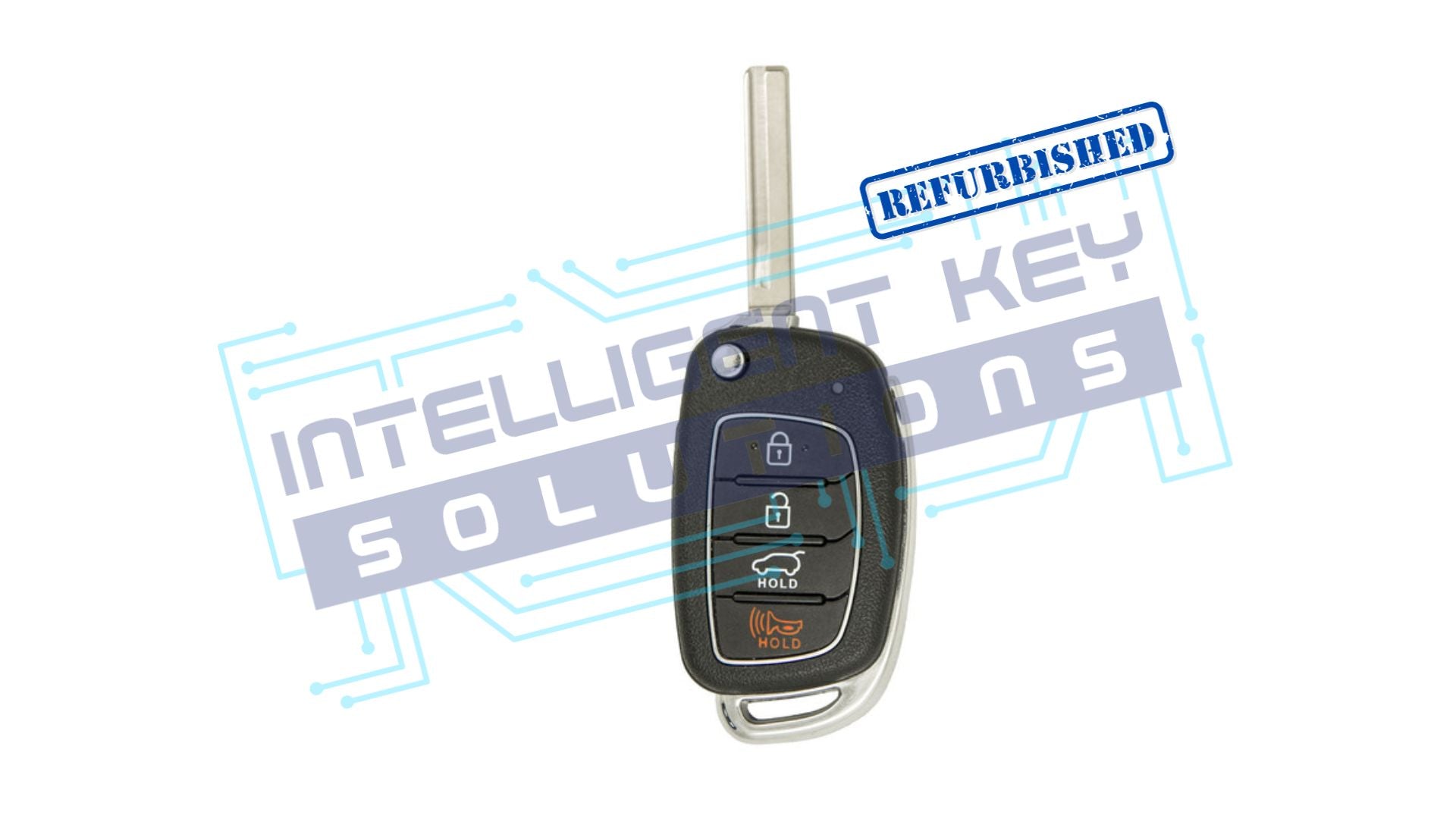 2017-2019 Hyundai SANTA FE 4Btn Flip Key (TQ8-RKE-4F31 / 95430-2W110) OEM Refurbished