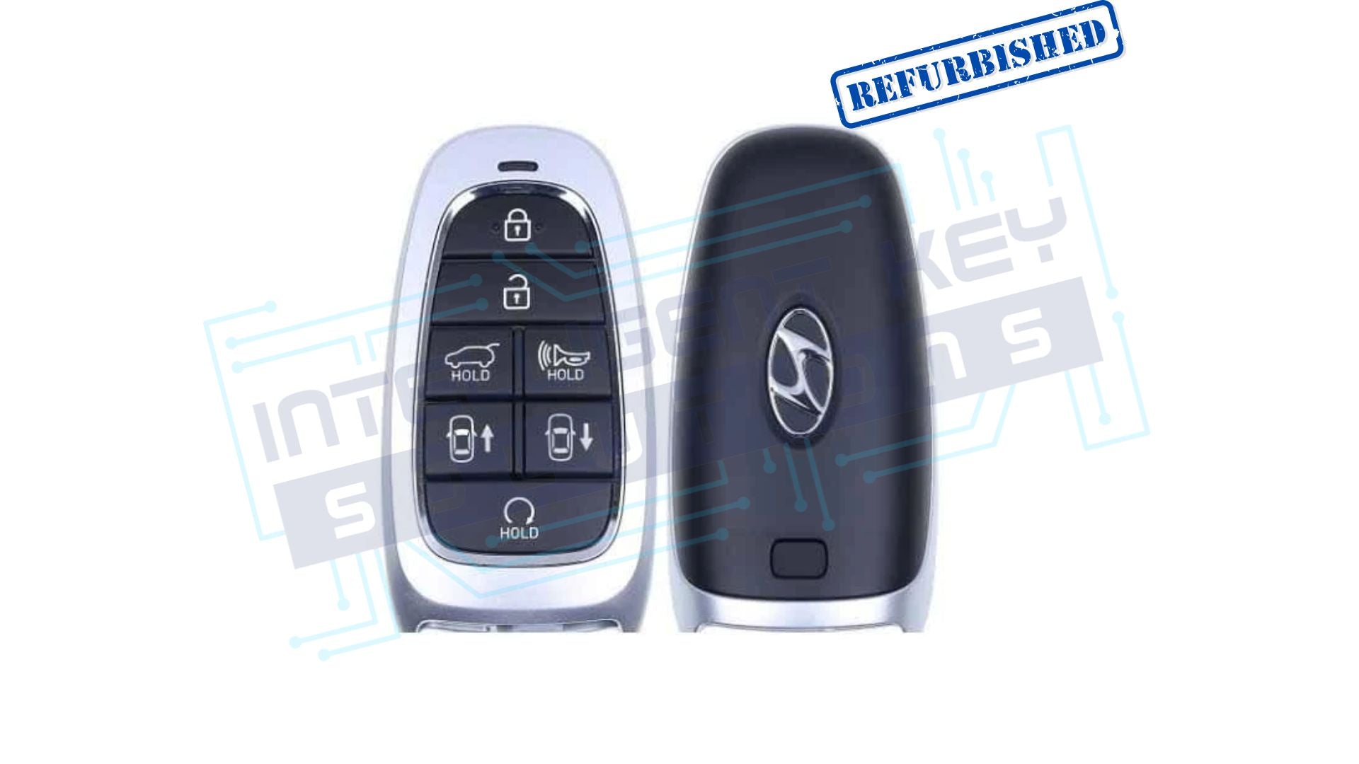 2019-2023 Hyundai Nexo 7Btn Smart Key (PN: 95440-M5000 / TQ8-FOB-4F20) OEM Refurbished w/ Logo