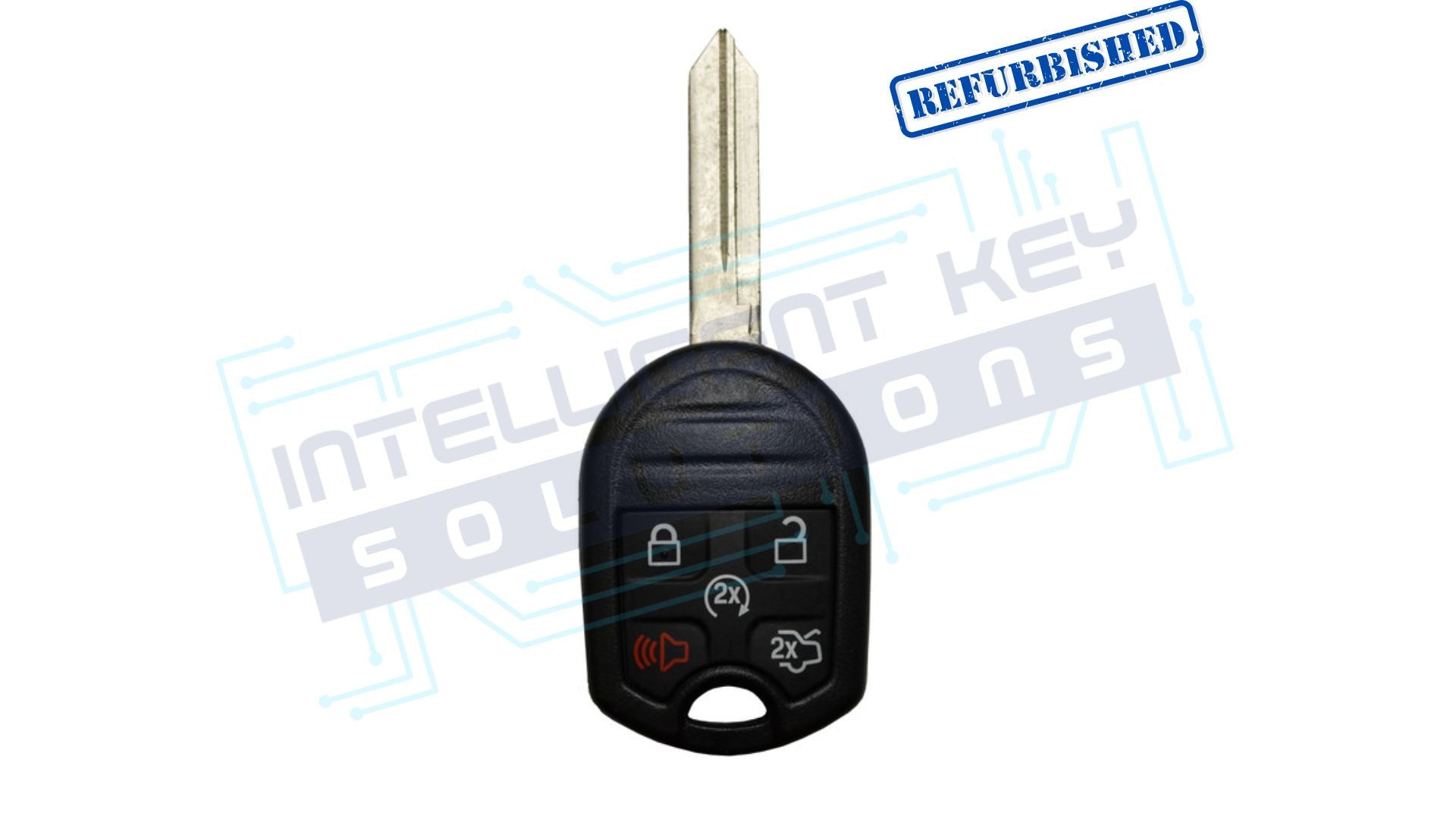 2008-2019 Ford 5Btn Remote Head Key (OPEN 80bit mode) OEM Refurbished W/LOGO