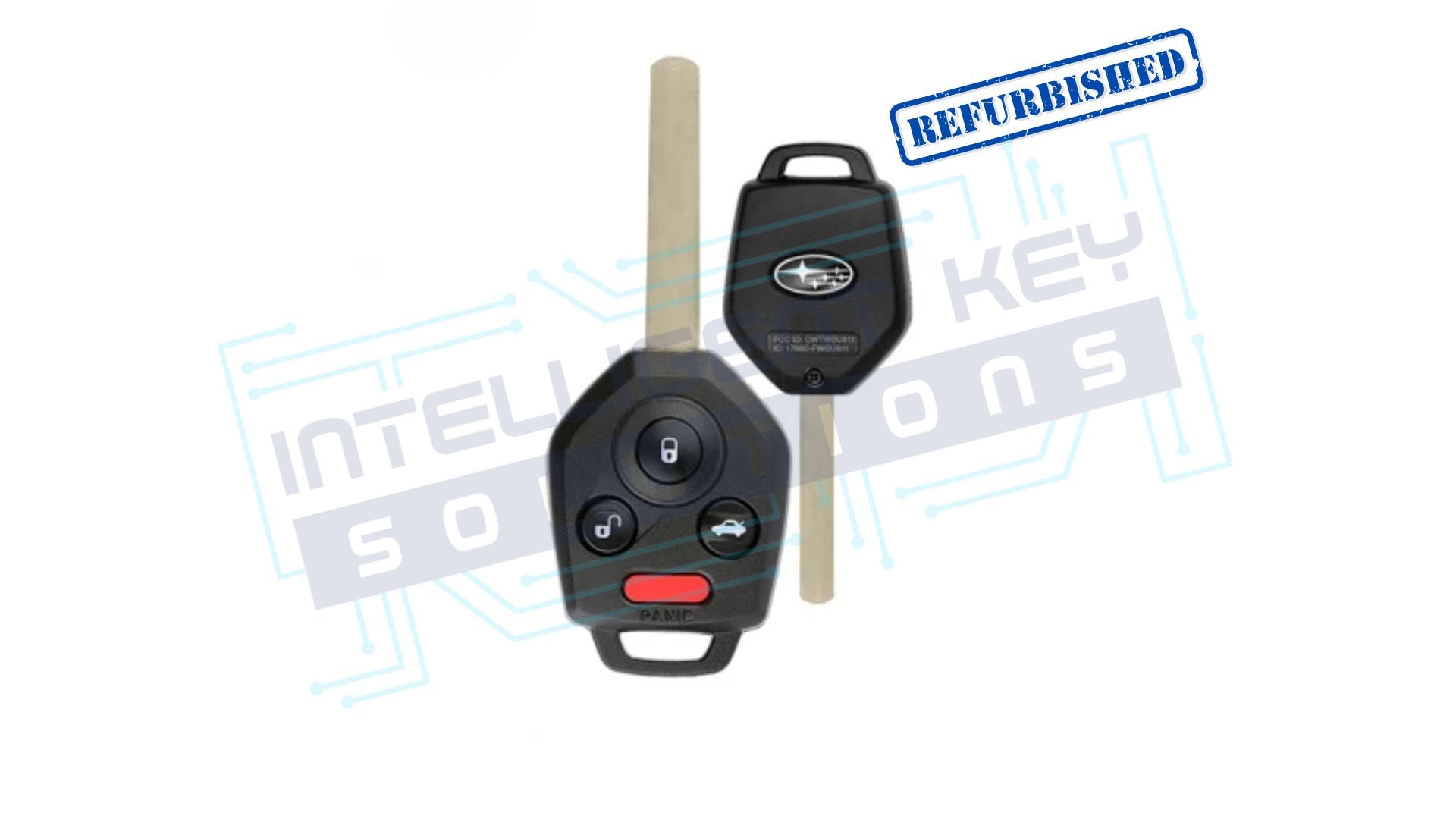 2011-2014 Subaru 4Btn Remote Head Key (57497AJ10A / CWTWB1U811)OEM Refurbished